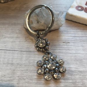 Brighton Silver Crystal Key Chain